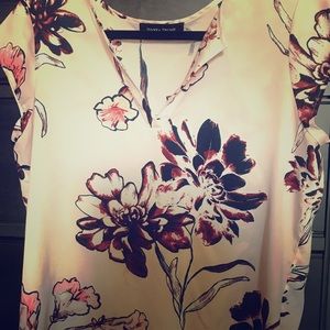 Blush pink floral top